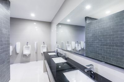 Modern Bathroom with Digital Controls